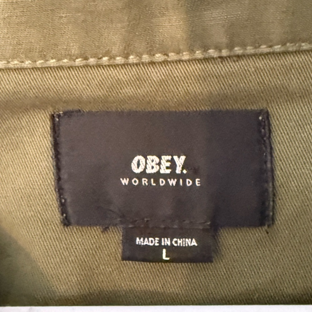 Obey Forest Green Shirt Jacket - Picture 6 of 11